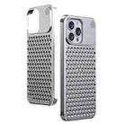 For iPhone 13 Pro Aromatherapy Aluminum Alloy Cooling Phone Case(Silver) - 1