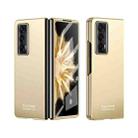 For Honor Magic V2 Integrated AG Matte Folding Phone Case(Champagne Gold) - 1