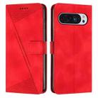 For Google Pixel 10 / 10 Pro Dream Triangle Leather Phone Case with Lanyard(Red) - 1