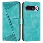For Google Pixel 10 / 10 Pro Dream Triangle Leather Phone Case with Lanyard(Green) - 1