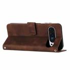 For Google Pixel 10 Pro XL Dream Triangle Leather Phone Case with Lanyard(Brown) - 3