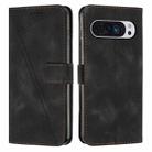 For Google Pixel 10 Pro XL Dream Triangle Leather Phone Case with Lanyard(Black) - 1