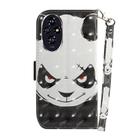 For Honor 200 3D Colored Horizontal Flip Leather Phone Case(Angry Bear) - 3