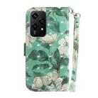 For Honor 200 Lite Global 3D Colored Horizontal Flip Leather Phone Case(Watercolor Flower) - 3