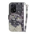 For Honor 200 Lite Global 3D Colored Horizontal Flip Leather Phone Case(Hug Cat) - 3