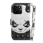 For Honor Play 60 Plus 3D Colored Horizontal Flip Leather Phone Case(Angry Bear) - 3