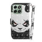 For Honor X6b 3D Colored Horizontal Flip Leather Phone Case(Angry Bear) - 3