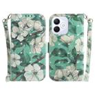 For Honor X60i 3D Colored Horizontal Flip Leather Phone Case(Watercolor Flower) - 1