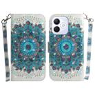 For Honor X60i 3D Colored Horizontal Flip Leather Phone Case(Peacock Wreath) - 1