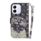 For Honor X60i 3D Colored Horizontal Flip Leather Phone Case(Hug Cat) - 3