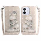 For Honor X60i 3D Colored Horizontal Flip Leather Phone Case(Squirrels) - 1