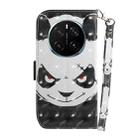 For Honor Magic7 Pro 3D Colored Horizontal Flip Leather Phone Case(Angry Bear) - 3