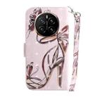 For Honor Magic7 3D Colored Horizontal Flip Leather Phone Case(Butterfly High-heeled) - 3