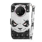 For Honor X9c 3D Colored Horizontal Flip Leather Phone Case(Angry Bear) - 3