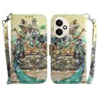 For Honor 400 Global 156.5mm 3D Colored Horizontal Flip Leather Phone Case(Zoo) - 1