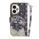 For Honor 400 Global 156.5mm 3D Colored Horizontal Flip Leather Phone Case(Hug Cat) - 3