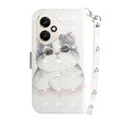 For Honor 400 Global 156.5mm 3D Colored Horizontal Flip Leather Phone Case(Cute Cat) - 3
