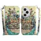 For Honor 400 Pro Global 160.8mm 3D Colored Horizontal Flip Leather Phone Case(Zoo) - 1