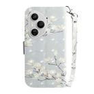 For Honor 400 Pro Global 160.8mm 3D Colored Horizontal Flip Leather Phone Case(Magnolia) - 3