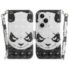 For Honor 400 Pro Global 160.8mm 3D Colored Horizontal Flip Leather Phone Case(Angry Bear) - 1