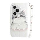 For Honor 400 Pro Global 160.8mm 3D Colored Horizontal Flip Leather Phone Case(Cute Cat) - 3