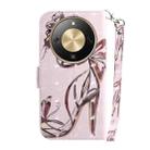 For Honor X70 5G 3D Colored Horizontal Flip Leather Phone Case(Butterfly High-heeled) - 3