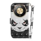 For Honor X70 5G 3D Colored Horizontal Flip Leather Phone Case(Angry Bear) - 3