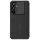 For Samsung Galaxy S23 FE NILLKIN Black Mirror Pro Series Camshield PC Phone Case(Black) - 1