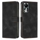 For Infinix Hot 11s NFC Dream Triangle Leather Phone Case with Lanyard(Black) - 1