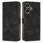 For Infinix Hot 30 Dream Triangle Leather Phone Case with Lanyard(Black) - 1