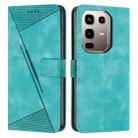 For Infinix Note 50 4G / 50 Pro 4G Dream Triangle Leather Phone Case with Lanyard(Green) - 1