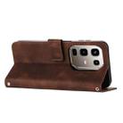 For Infinix Note 50 4G / 50 Pro 4G Dream Triangle Leather Phone Case with Lanyard(Brown) - 3
