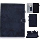 For Lenovo Tab M10 Plus TB-X606F Marble Style Cloth Texture Tablet PC Protective Leather Case with Bracket & Card Slot & Pen Slot & Anti Skid Strip & Wake-up / Sleep Function(Dark Blue) - 1