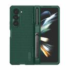 For Samsung Galaxy Z Fold5 NILLKIN Frosted Fold PC + TPU Phone Case with Pen Slot(Green) - 1