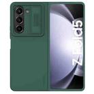 For Samsung Galaxy Z Fold5 NILLKIN CamShield Liquid Silicone + PC Full Coverage Phone Case(Green) - 1