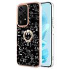 For Honor 200 Lite Global Electroplating Dual-side IMD Phone Case with Ring Holder(Equation) - 1