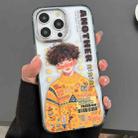For iPhone 13 Pro Max Engraved Colorful Cartoon Phone Case(Trendy Boy) - 1