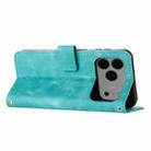 For iPhone 17 Pro Max Dream Triangle Leather Phone Case with Lanyard(Green) - 3