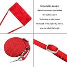For LG Velvet / G9 Dream Triangle Leather Phone Case with Lanyard(Red) - 5