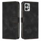 For Motorola Moto G Power 2023 Dream Triangle Leather Phone Case with Lanyard(Black) - 1