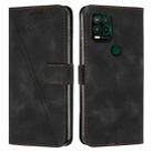 For Motorola Moto G Stylus 5G 2021 Dream Triangle Leather Phone Case with Lanyard(Black) - 1