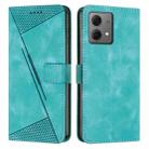 For Motorola Moto G Stylus 4G 2023 Dream Triangle Leather Phone Case with Lanyard(Green) - 1