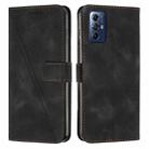 For Motorola Moto G Play 2024 Dream Triangle Leather Phone Case with Lanyard(Black) - 1