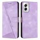 For Motorola Moto G Power 5G 2024 Dream Triangle Leather Phone Case with Lanyard(Purple) - 1