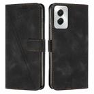 For Motorola Moto G Power 5G 2024 Dream Triangle Leather Phone Case with Lanyard(Black) - 1