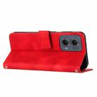 For Motorola Edge 2024 Dream Triangle Leather Phone Case with Lanyard(Red) - 3