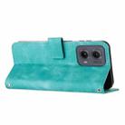 For Motorola Edge 2024 Dream Triangle Leather Phone Case with Lanyard(Green) - 3