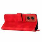 For Motorola Moto G Stylus 5G 2024 Dream Triangle Leather Phone Case with Lanyard(Red) - 3