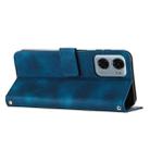 For Motorola Moto G05 Dream Triangle Leather Phone Case with Lanyard(Blue) - 3