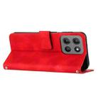 For Motorola Moto G15 Dream Triangle Leather Phone Case with Lanyard(Red) - 3